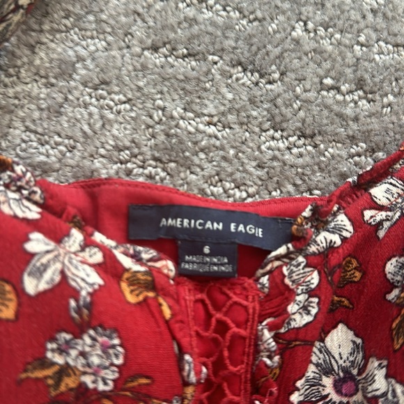 American eagle size 6 floral jumpsuit! My favorite jumpsuit but too small now! - Picture 4 of 5